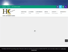 Tablet Screenshot of hotelcervo.it